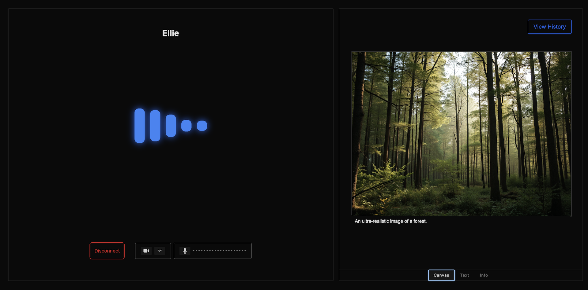 Voice to Image screenshot